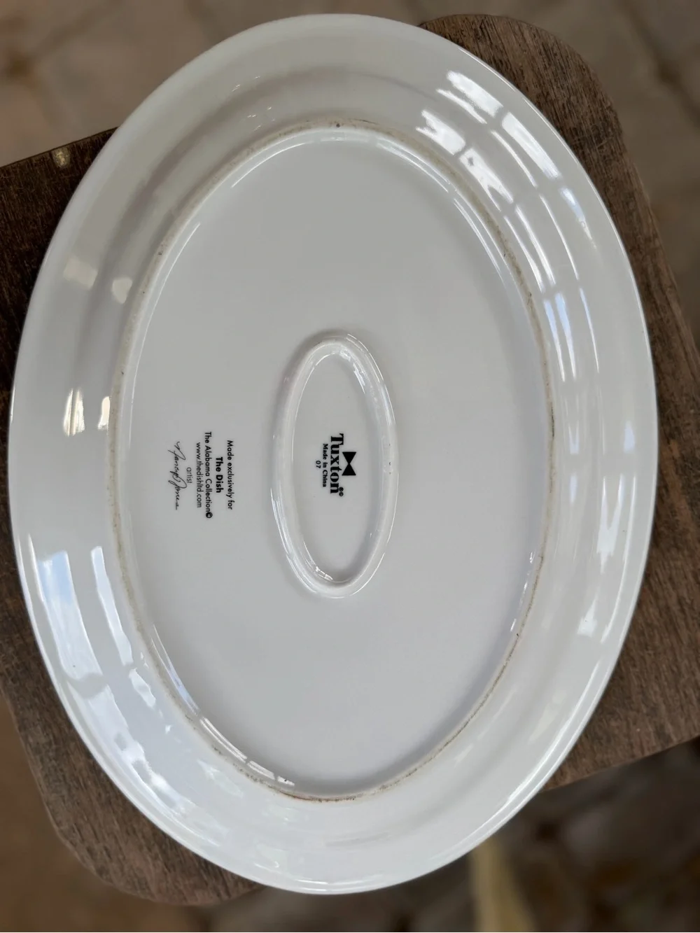 Tuxton The Alabama Collection Oval Serving Platter